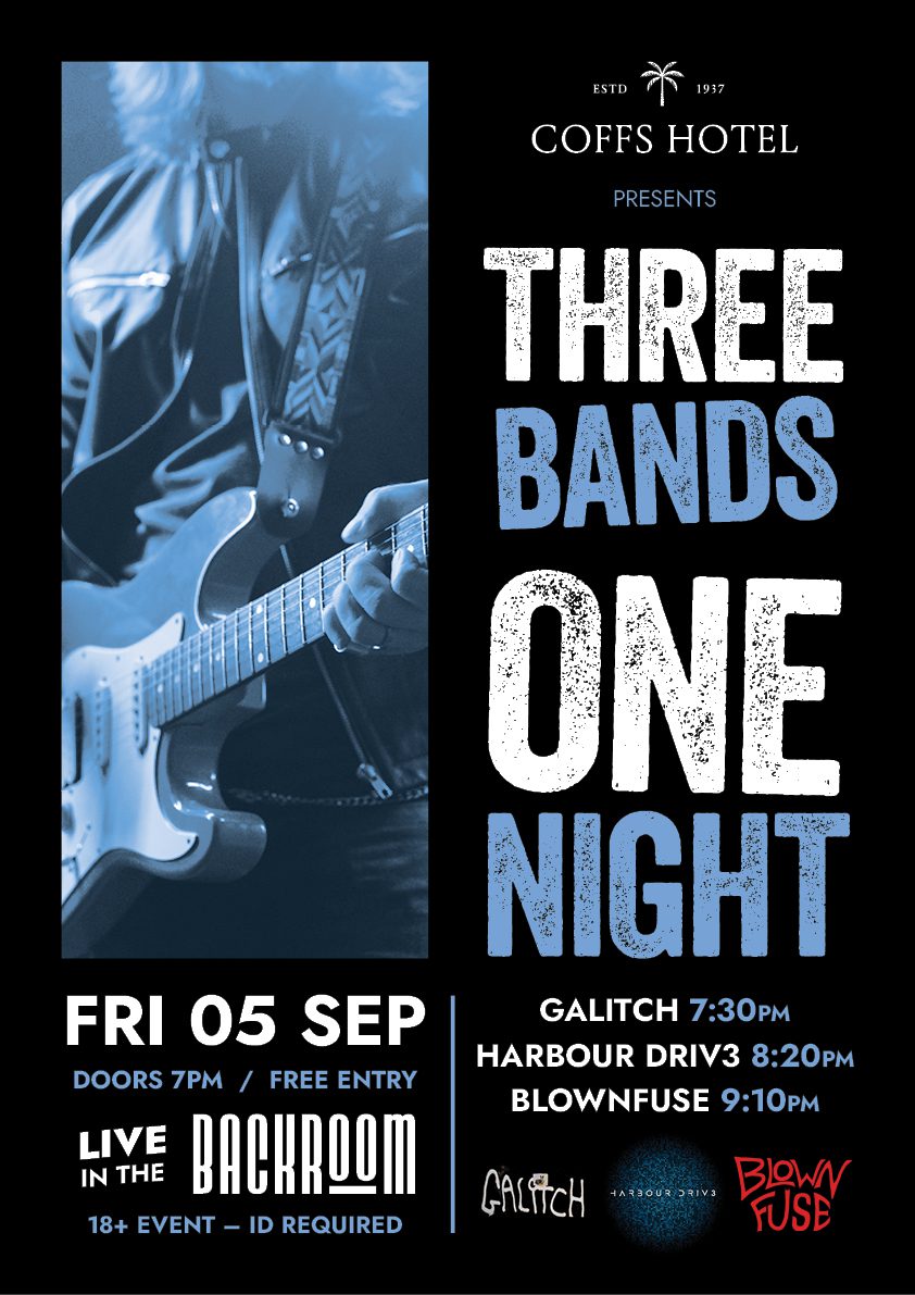 Coffs Local Band Night A3